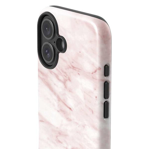 Pink Marble iPhone 16 Plus Impact Case